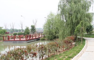 蔡田鋪污水廠舊貌換新顏